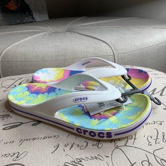 crocs bayaband tie dye